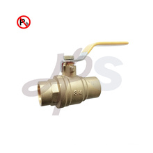 lead free 600WOG solder end brass ball valve